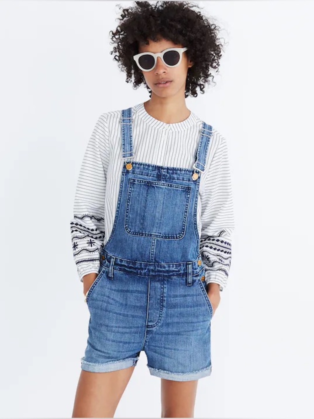 [Madewell] Adirondack Short Overalls